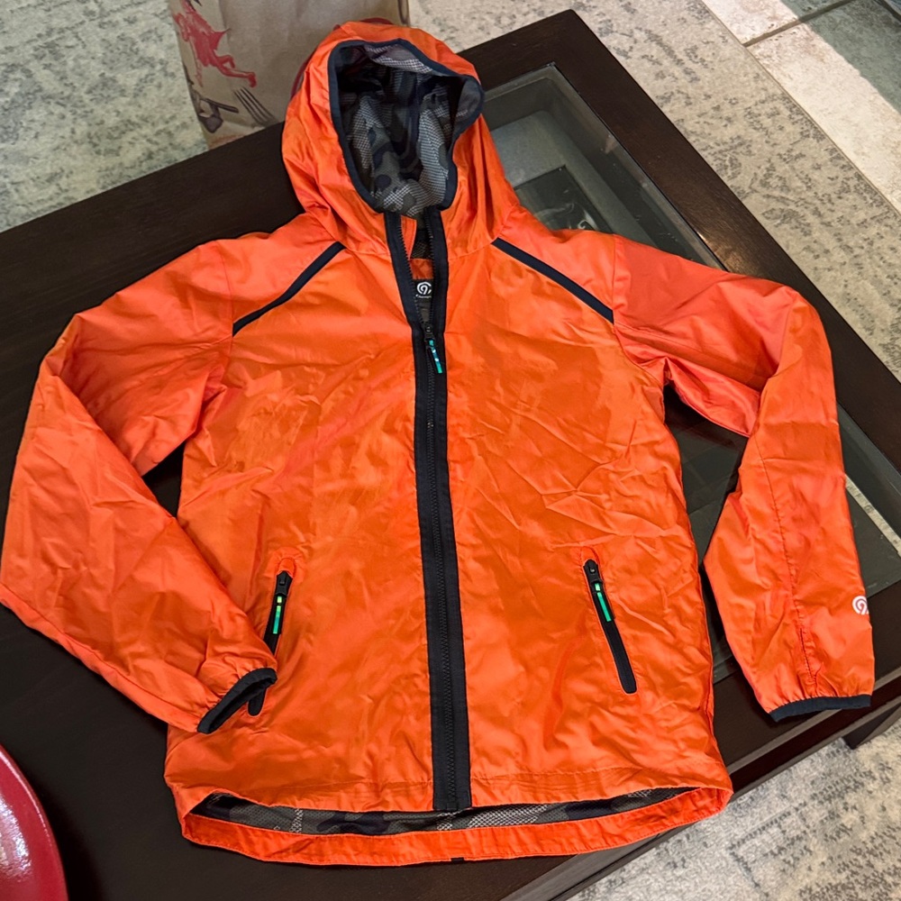 Champion Camouflage Jacket with Orange Highlights